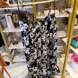 High-low floral dress